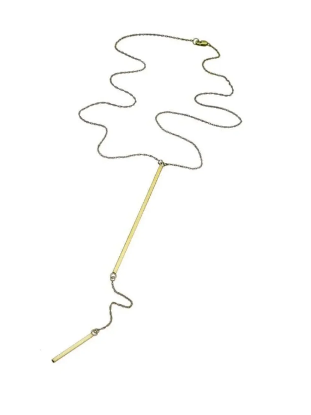 Jennifer Zeuner Paloma Lariat necklace, sterling silver